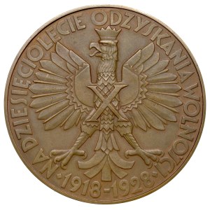 1928 Medal Commemorating the 10th Anniversary of the Restoration of Independence
