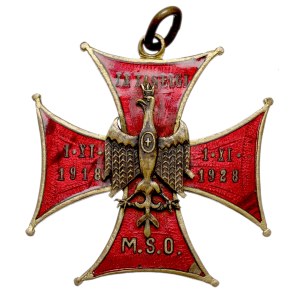 II RP, Krzyż zasługi Miejska Straż Obywatelska Lwów