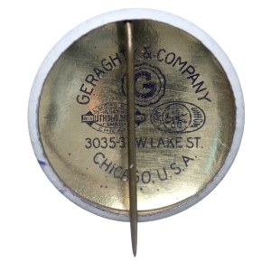 Polish Community in the U.S., Commemorative Badge Marking the 10th Anniversary of the Miracle on the Vistula, 1930