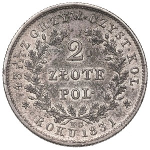 November Uprising, 2 zloty 1831