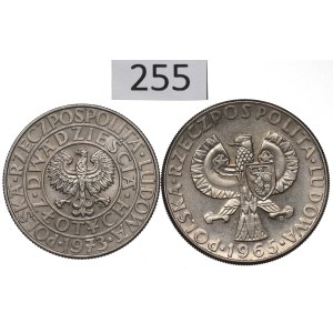 PRL, Zestaw 10-20 złotych 1965-73 - Próby
