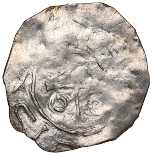 Bolesław I Chrobry (992-1025), Wielkopolska, Denar - RZADKOŚĆ
