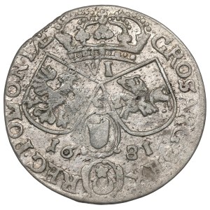 John III Sobieski, 6 groschen 1681, Cracow