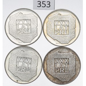 PRL, Zestaw 200 złotych 1974 Mapa