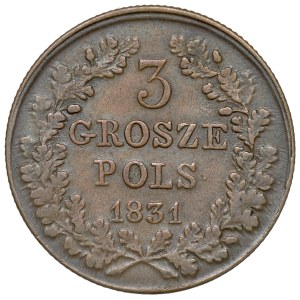 November Uprising, 3 groschen 1831