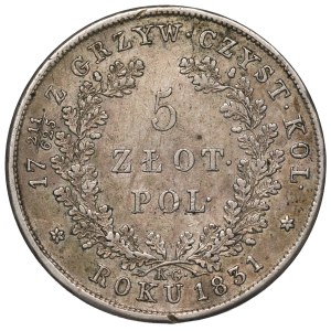 Powstanie Listopadowe, 5 złotych 1831