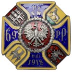 69th Infantry Regiment, Gniezno, Badge—Engraved