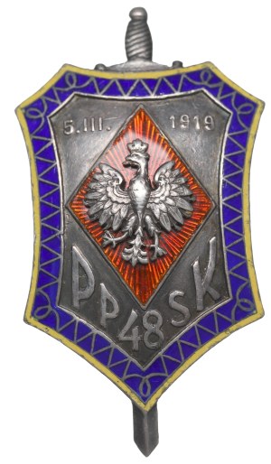 II RP, Odznaka oficerska 48 Pułk Piechoty Strzelców Kresowych, Stanisławów - Gontarczyk, Warszawa