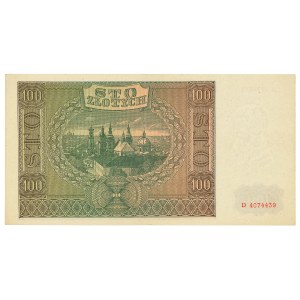 GG, 100 zlotys 1941 D