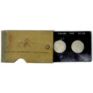 PRL, Set 10 złotych 600-lecie Uniwersytetu Jagiellońskiego 1964