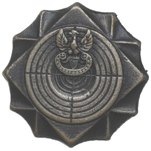 Second Polish Republic, Silver Rifleman's Badge - miniature