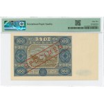 PRL, 100 złoty 1948 - AA 0000000 - SPECIMEN - PMG 65EPQ