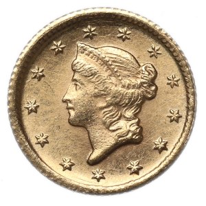 USA, 1 dollar 1852