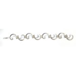 Designer silver bracelet