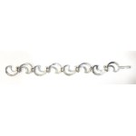 Designer silver bracelet