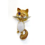 Original "Blinking Cat" Brooch