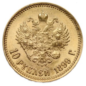 Russia, Nicholas II, 10 rouble 1899