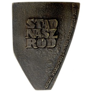 Volksrepublik Polen, Medaille „Stąd nasz ród“ – der Piastenadler aus der Burg Lednica