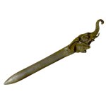 Letter opener with an elephant