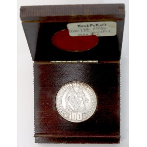 PRL, 100 złotych 1966 Mieszko i Dąbrówka w pudełku