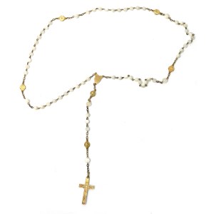 France, Rosary - gold-plated silver