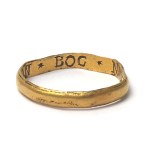 Poland, "God Is My Hope" Wedding Band - RARE