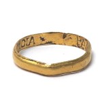 Poland, "God Is My Hope" Wedding Band - RARE