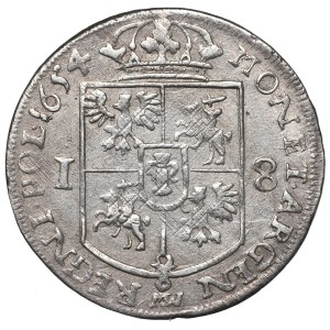 John II Casimir, 18 groschen 1654, Fraustadt