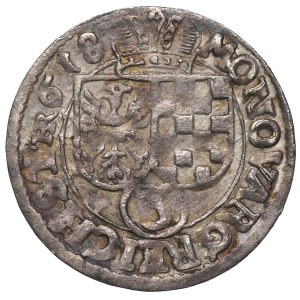 Slezsko, Legnické-brzeské knížectví, Jan Chrystian a Jerzy Rudolf, 3 krejce 1618, Złoty Stok