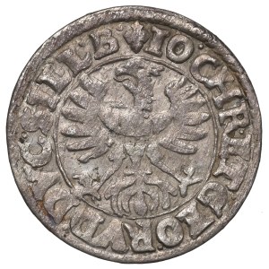 Slezsko, Legnické-brzeské knížectví, Jan Chrystian a Jerzy Rudolf, 3 krejce 1618, Złoty Stok