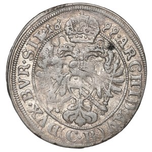 La Silésie sous la domination des Habsbourg, Léopold Ier, 3 kreuzer, 1699, Brzeg – non décrit