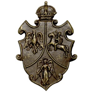 Poland, Patriotic badge featuring the three-field coat of arms