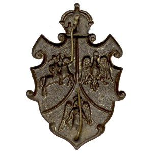 Poland, Patriotic badge featuring the three-field coat of arms