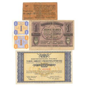 Poland, Set of vouchers - 4 pcs.