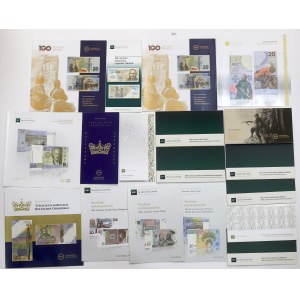 Zestaw folderów i okładek do banknotów