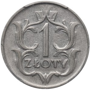 II RP, 1 złoty 1929 bez znaku mennicy - PRÓBA PCGS SP53