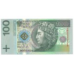Third Polish Republic, 100 złoty 1994, AM series, DESTRUKT without main print on the REVERSE