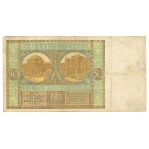 Druhá polská republika, 50 zlotých, 1929, B.A.