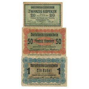 Poznań, set of 3 banknotes