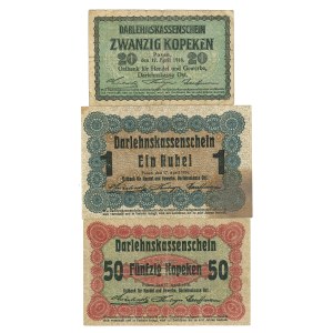 Poznań, set of 3 banknotes