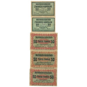 Poznań, set of 5 banknotes