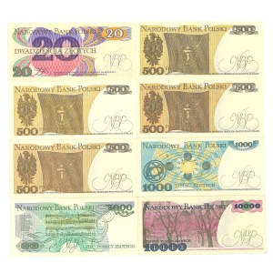 PRL, Set of 8 banknotes