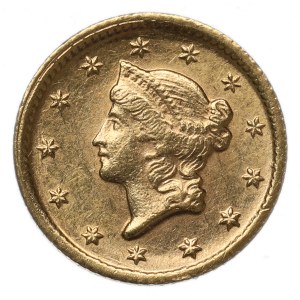 USA, 1 dollar 1852