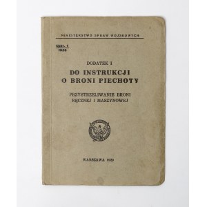Second Polish Republic, Infantry Weapons Manual, 1929—Appendix