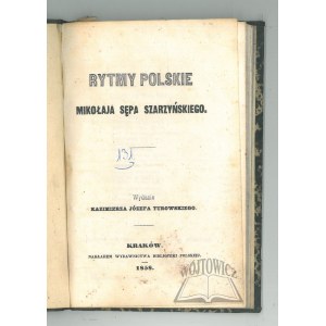 SZARZYŃSKI Sęp Mikołaj, Rytmy polskie.