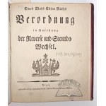 (RYGA). Der Stadt Riga Handels-Ordnung vom Jahr 1765.