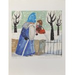 Zdzisław Witwicki (1921 - 2019), Dziadek Mróz, illustrazione per la rivista Świerszczyk.