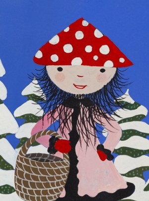 Zdzisław Witwicki (1921 - 2019), Krasnal Hałabała, projekt ilustracji do kalendarza