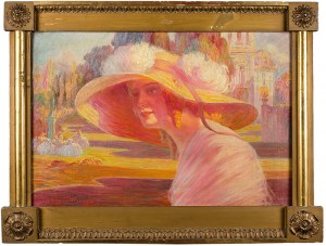 Eugeniusz Urbański-Nieczuja (1877-1955), Dama w parku