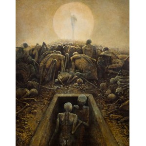 Zdzisław Beksiński (1929 Sanok - 2005 Warszawa), Bez tytułu, 1970 r